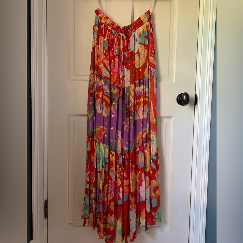 NWT FARM RIO Floral Maxi Skirt